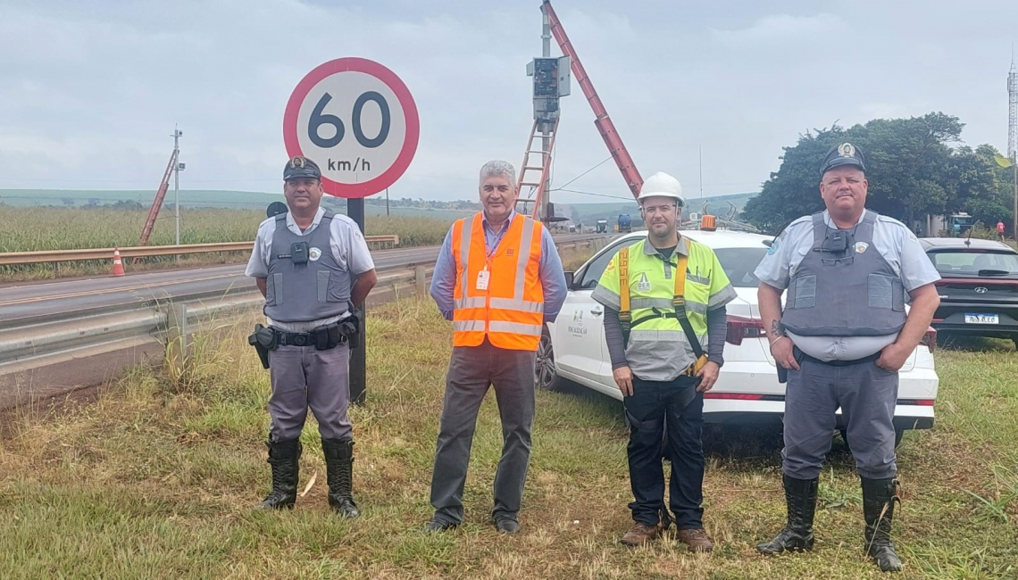 Em Ipuã e Guaíra, Ipem-SP verifica radares na rodovia SP-345